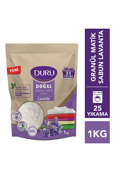 Duru Granulated Matic Natural Soap Lavender 1 kg 25 Washes