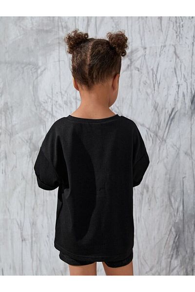 AMMA Kids Los Angeles Printed Bottom Top 100% Cotton T-Shirt Shorts Set