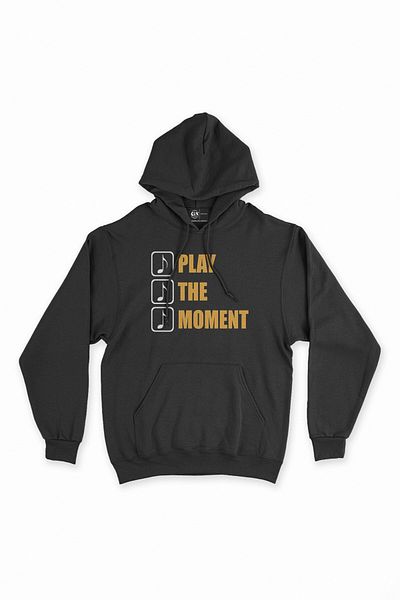 Cix Черен суитшърт с качулка Play The Moment - Суитшърт с качулка
