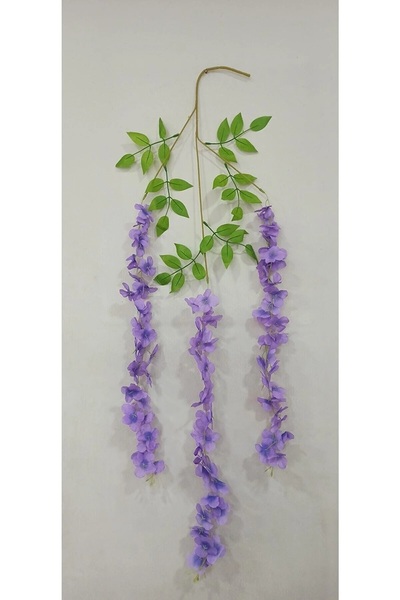 YASİMA Yapay Sarkan Akasya Çiçeği Lila-mor 1 DAL NİŞAN DEKOR SÖZ BALKON SÜSÜ