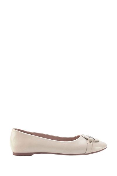 Nine West BENGOL 3FX - Off-White Women's Ballerinas