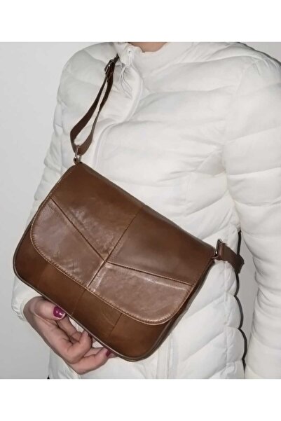 atter Hakiki Deri Kadın Çanta