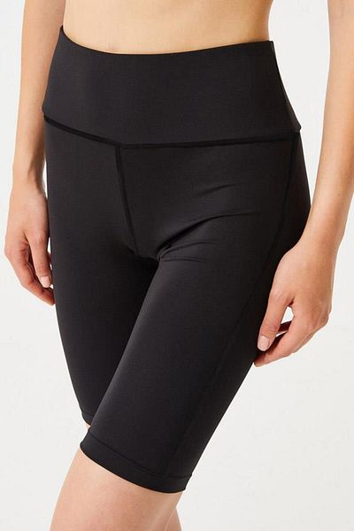 Cottonhill Black Recovery High Waist Women's Cycling Shorts Leggings