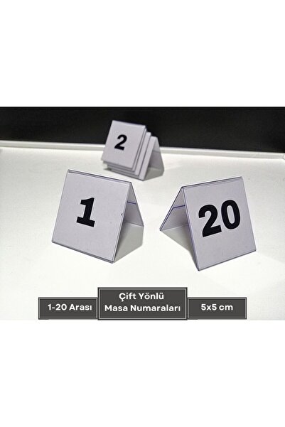 Şeffaf Etiket Ετικέτες ονομασιών από PVC Αριθμοί τραπεζιών Αμφίδρομοι αριθμοί...