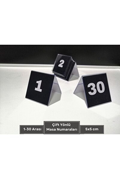 Şeffaf Etiket Ετικέτες ονομασιών από PVC Αριθμοί τραπεζιών Αμφίδρομοι αριθμοί...