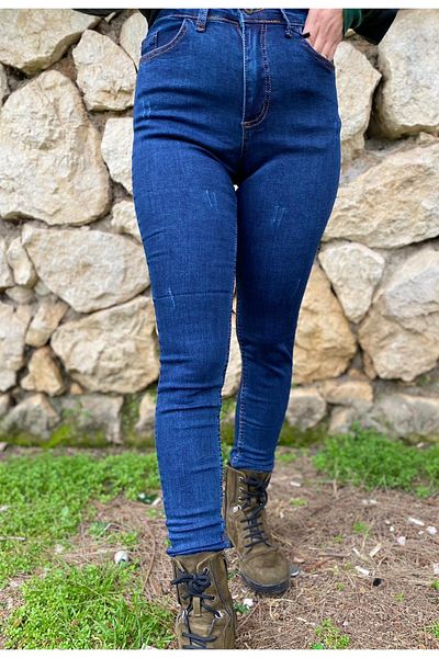 Ramrod Design special, lycra complet, talie înaltă, îmbrățișare corporală, adunare, rezistență la culoare, blugi cu picioare slabe