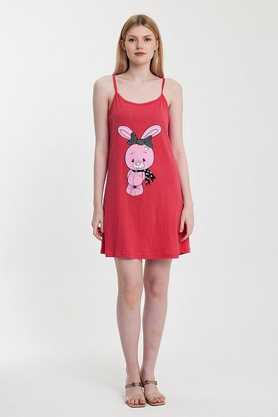 Penyelux Women's Dress Beachwear Sea Fashion Tunic Pareo Red