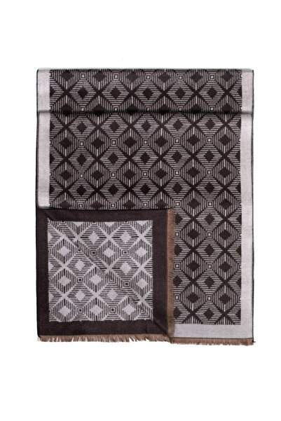 MAWLANA CASHMERE & SILK EșARFURI BĂRBAȚI MODAL CASHMERE (43X193)