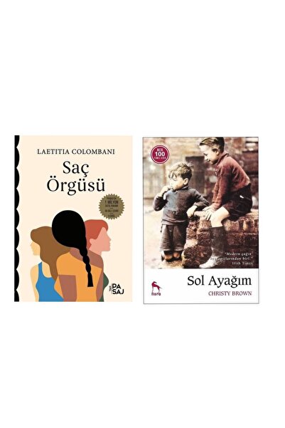 Yan Pasaj Yayınevi Saç Örgüsü Laetitia Colombani - Sol Ayağım Christy Brown