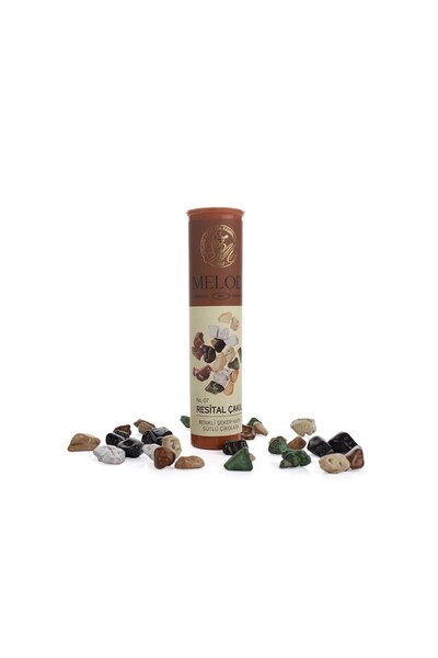 Melodi Çikolata Melodi Çakıl Taşı Tüp Draje - 20g X 3 Adet