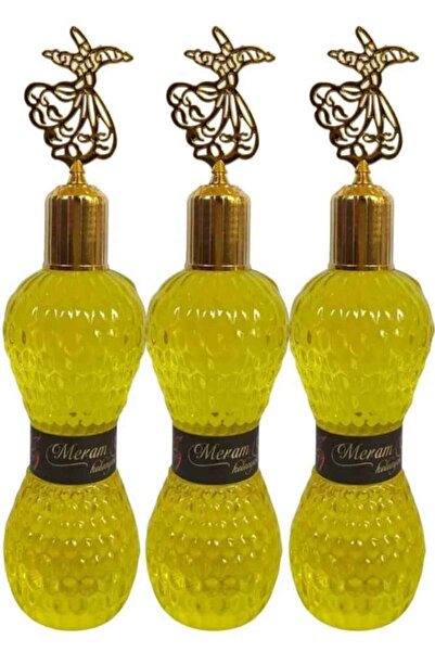 ucuzsanalmarket 3 Adet Meram Çiçeği Parfümlü Kolonya 400 Ml. 60 derece