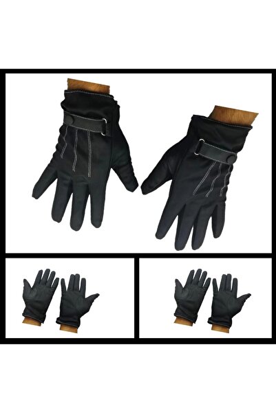 Uygunayakala Yakala Deri Kışlık Eldiven