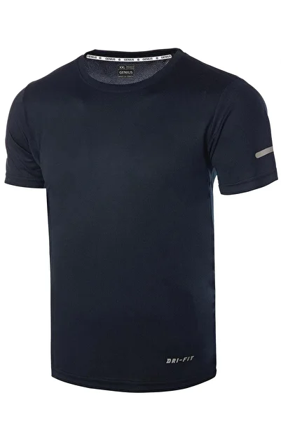 GENIUS STORE Men's Moisture Absorbing Quick Dry Athletic Technical Performance Sports T-shirt Drıfıt-shortcut