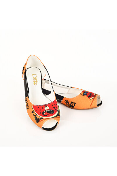 Cotto Shoes Кольорова лляна жіноча сорочка з принтом Babet