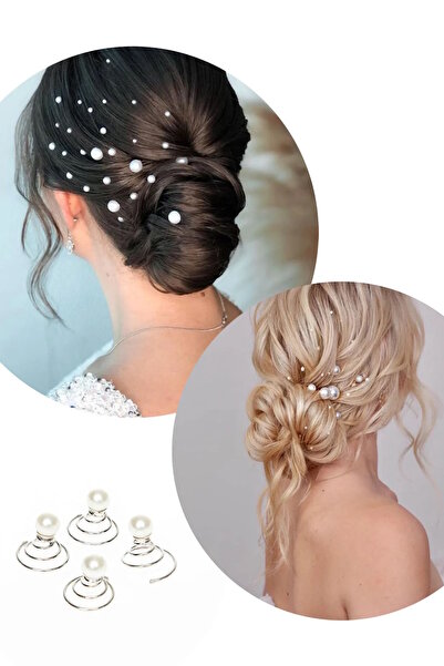 CAŞ DEKORASYON Pearl Hair Earrings