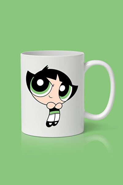 designedfy Powerpuff Girls Buttercup Baskılı Kupa Bardak