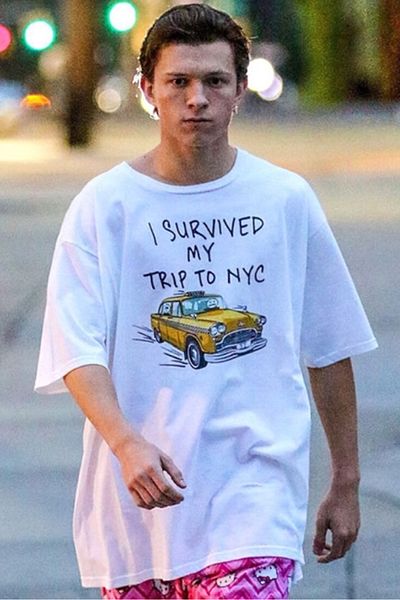 EFBUTİK Λευκό μπλουζάκι Unisex I Survived My Trip