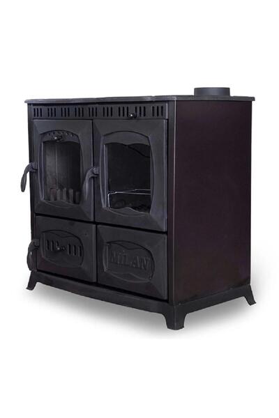 Volkan Milan Fırınlı Döküm Soba Şömine