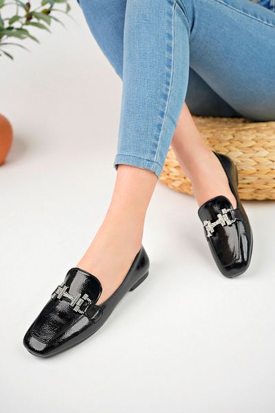 StWenn Women's Ballerinas Comfortable Orthopedic Sole Leather Skin Mother Shoes