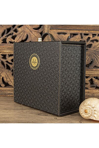 İkranur Luxury Flap Leather Wrap Bag Black