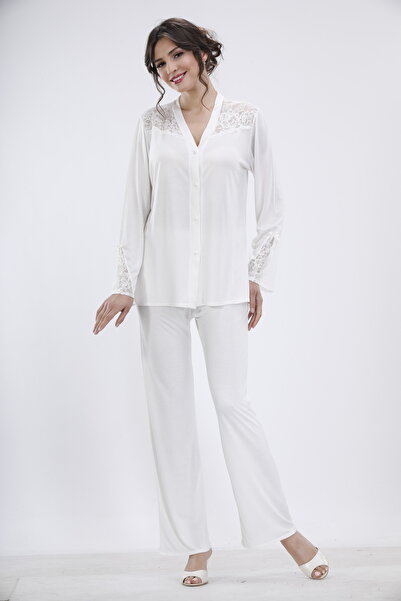 LORIAN'S Kadın Çeyizlik Pijama Takımı 2'Li Set