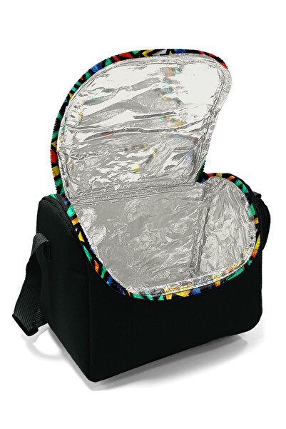 Coral High Kids Siyah Grafiti Desenli Thermo Beslenme Çantası 11773