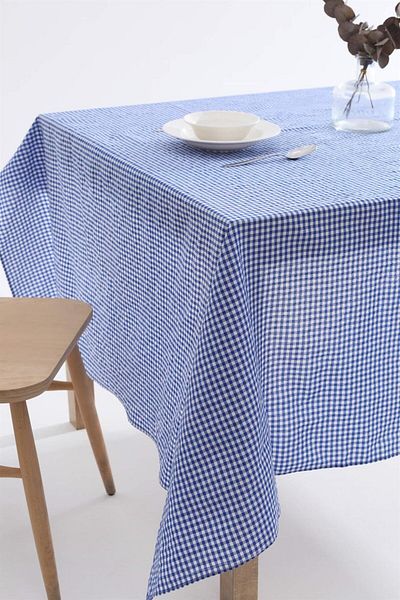 Pazar Kapısı Fata de masa Gingham Bumbac 170x170