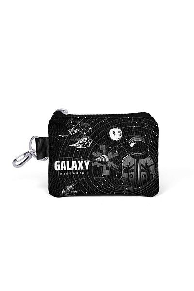 Coral High Poșetă neagră cu model Galaxy - 21913