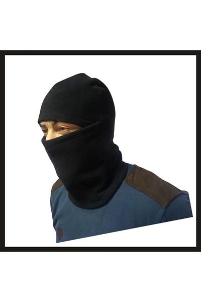 Uygunayakala Uyguna-Catch Black Savex Fleece Snow Mask-APK.071