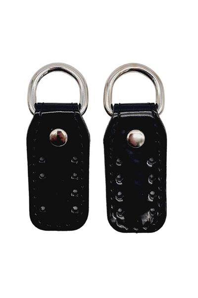 angel çanta aksesuar Accesoriu pentru geanta Angel Piele lacuita cu cusaturi duble Culoare neagra Sapucu Bove Silver Metal