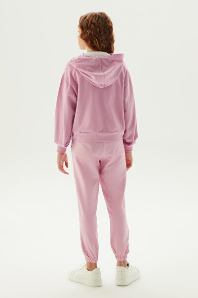 Tyess Girl's Pink Tracksuit Top