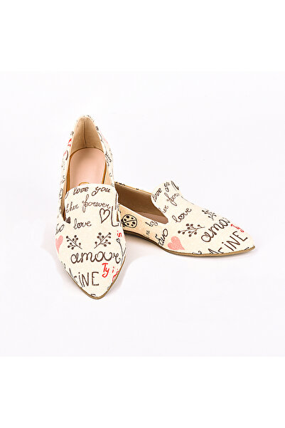 Cotto Shoes Balerini de damă din in colorat imprimat