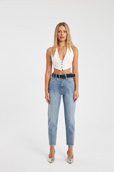 cracpot NEW SEASON Slim Mom Likralı Jean