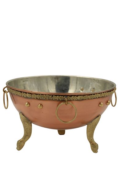 ANTEPSEPETİ Copper Large Size Fruit Holder 28 Cm