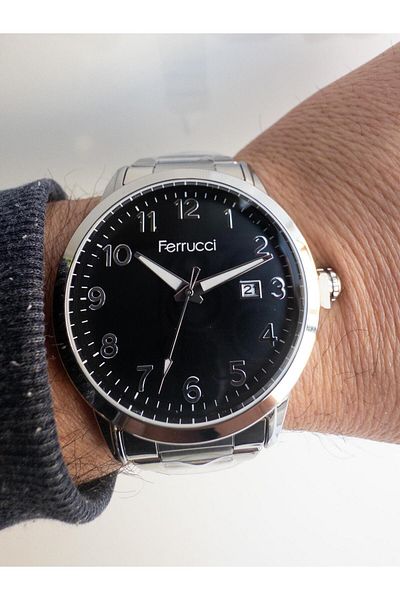 Ferrucci Fc14046tm.05 Men's Calendar Wristwatch with Full Figures