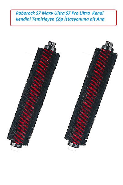 LİN GRUP Roborock S7 Maxv Ultra / S7 Pro Ultra / G10 - Compatible Garbage Station Cleaning Brush 2 Pieces