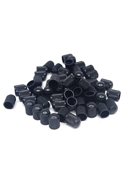 Asroya 1000 Adet Üniversal Siyah Plastik Orijinal Standart Lastik Sibop Kapağ...