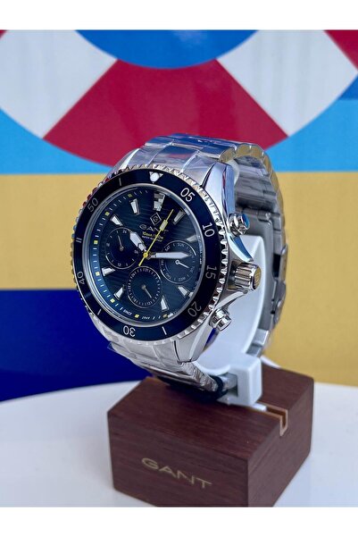 Gant G184002 Seri Numaralı Lacivert Bilezikli Çelik Erkek Kol Saati