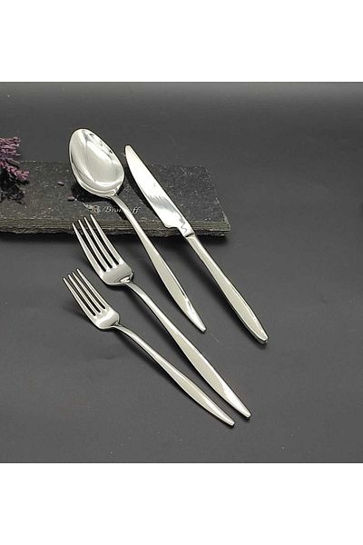 BRONDOFF Carmen Steel 24 Piece Fork Spoon Knife Set