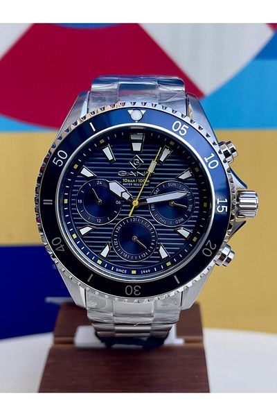 Gant G184002 Series Number Navy Blue Bracelet Steel Men's Wrist Watch