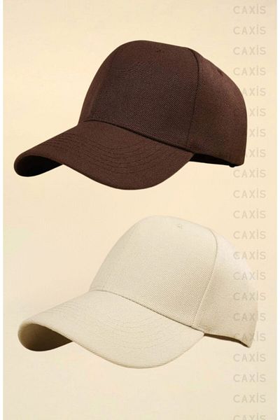 GYES Sports Hat Unisex 2 Pieces Adjustable with Velcro on the Back