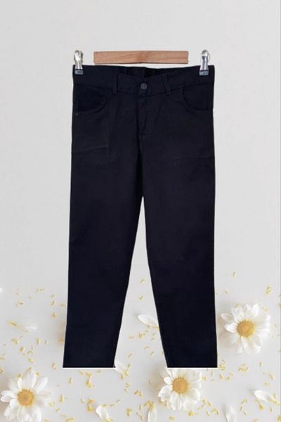 Nacar Girl's Boy's April 23 Linen Adjustable Waist School Performance Pants 024