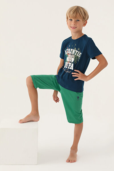 U.S. Polo Assn. BAZA. Polo Assn. Costum Sport Siprit Bermuda pentru baieti