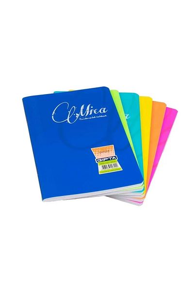 Gıpta Gipta Mica Plastic Cover Notebook A4 Straight 80 Sheets (2972)
