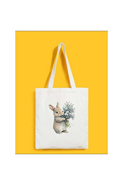 Boom town Υφασμάτινη τσάντα PASSIONIS DESIGN Ανθοπωλείο BUNNY