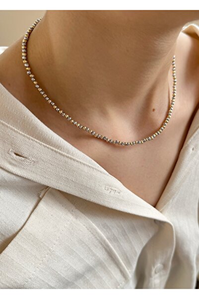 takıtarzım Gold silver dore women's necklace