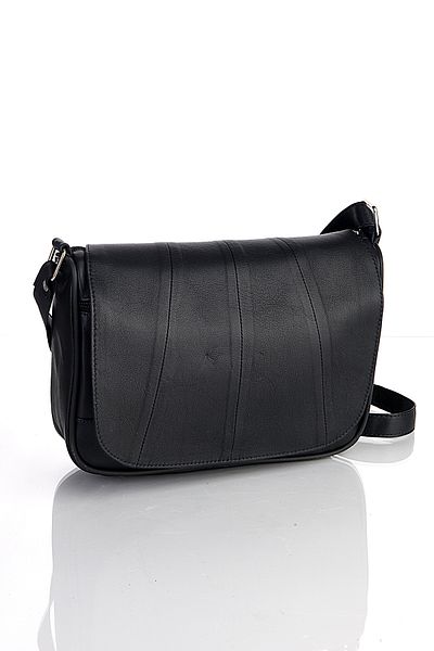 fubileather Geantă zilnică cu mai multe buzunare din piele naturală