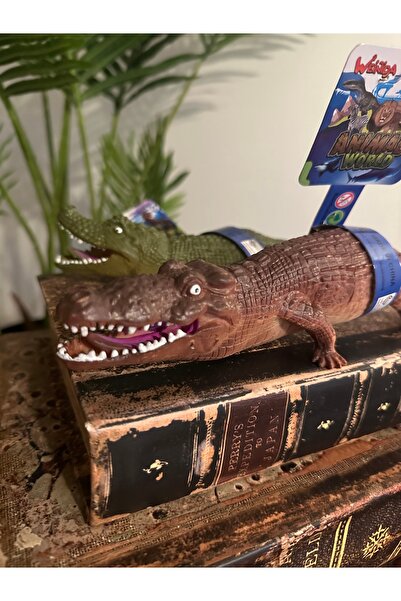 u-toys Timsah 27 Cm Yumuşak Soft Vinil Timşah 1 Adet