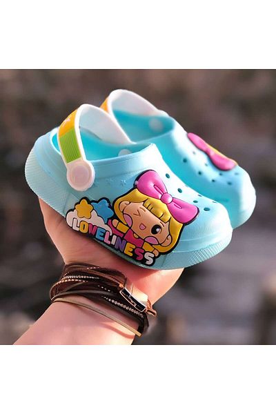 Pandalina Children's Sandals Slippers Cute Little Girl Figured Non-Slip Phylon Sole Sandals