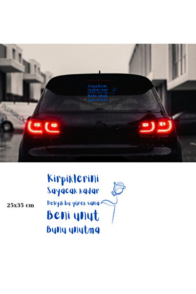 EYBA STİCKER لقد كان مجنونًا بما يكفي لعد رموش العين، هذا القلب ينسىني، لا تن...